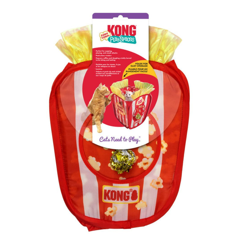 KONG Play Spaces Pawpcorn Cat Toy Red, 1ea