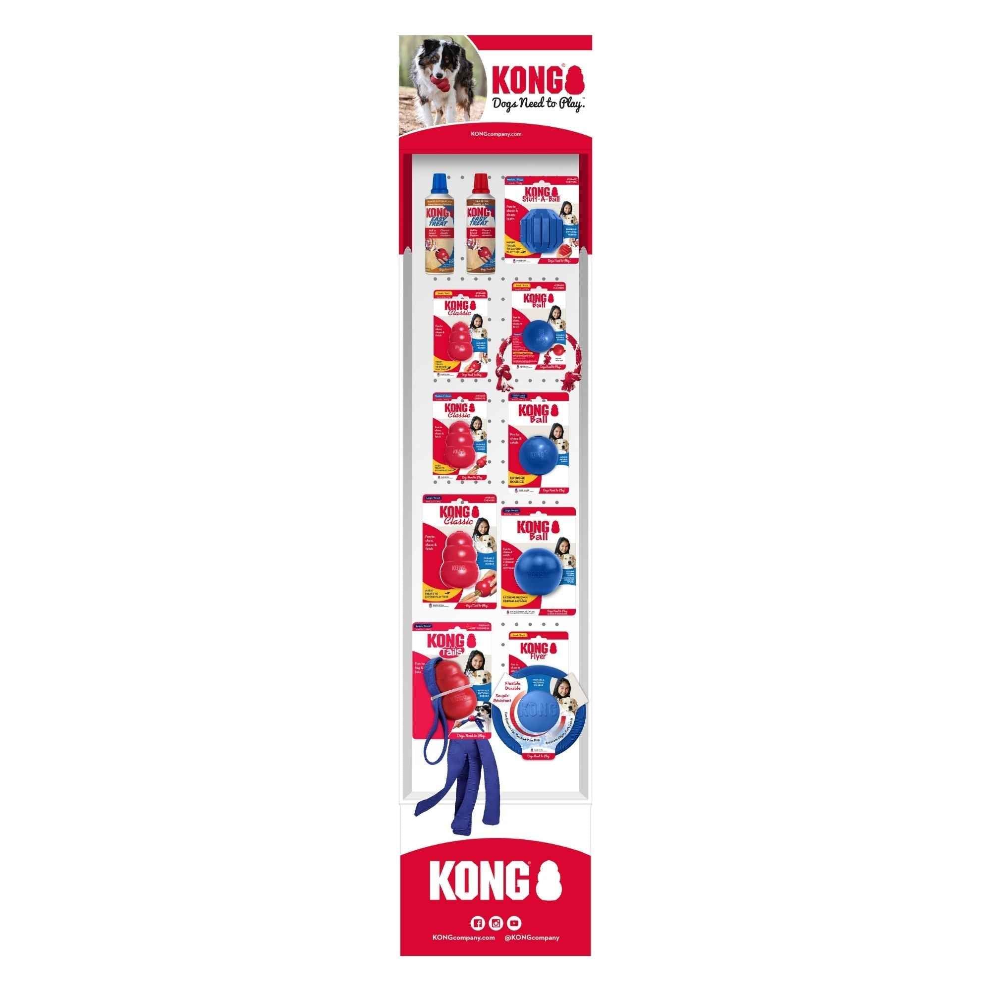 KONG Old Glory Dog Display 1ea/36Pc