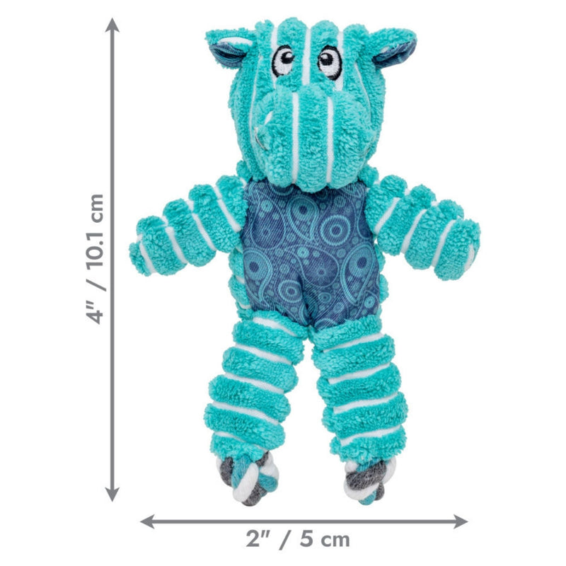 KONG Floppy Knots Hippo Dog Toy Blue, 1ea/XS