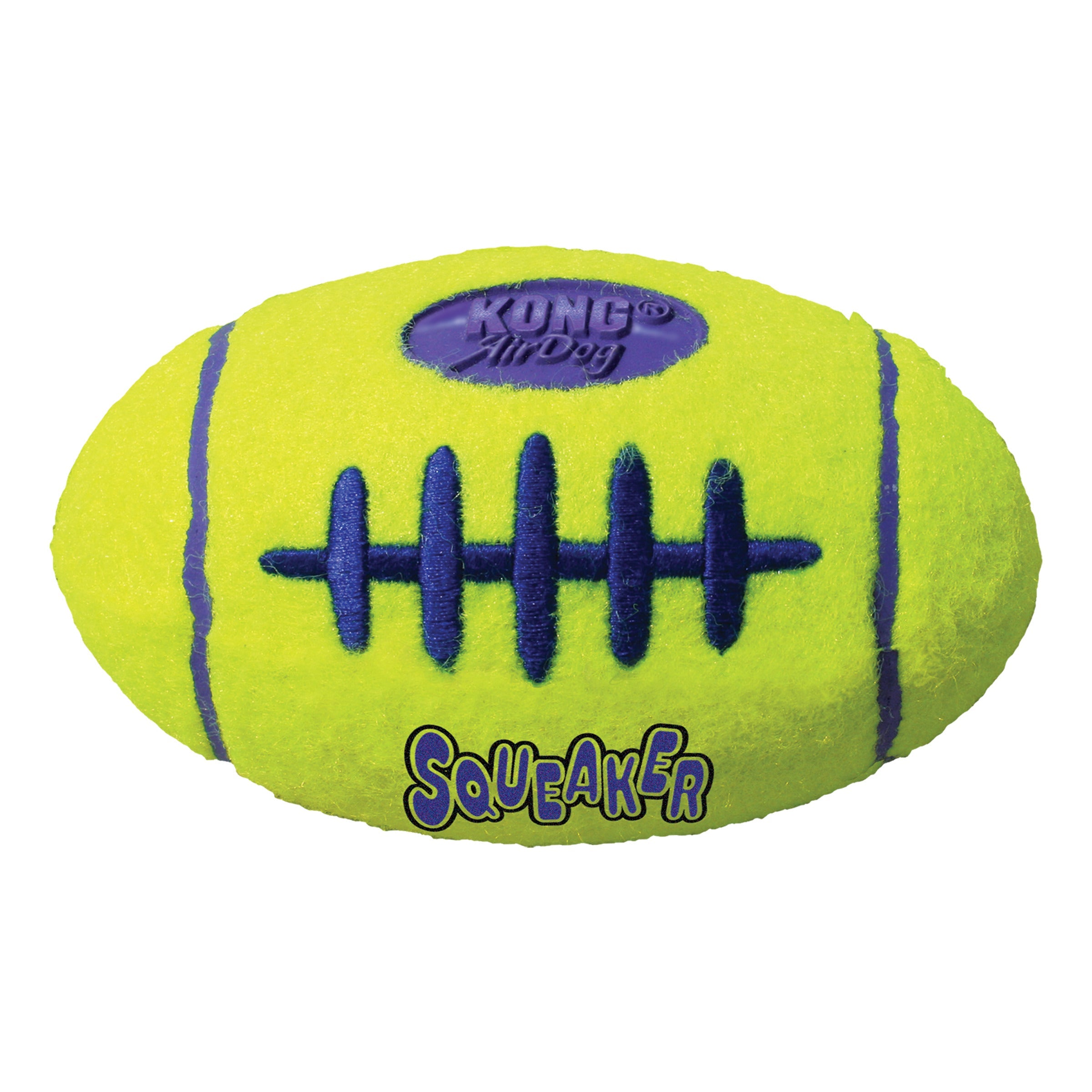 KONG AirDog Squeaking Tennis Football Dog Toy Medium