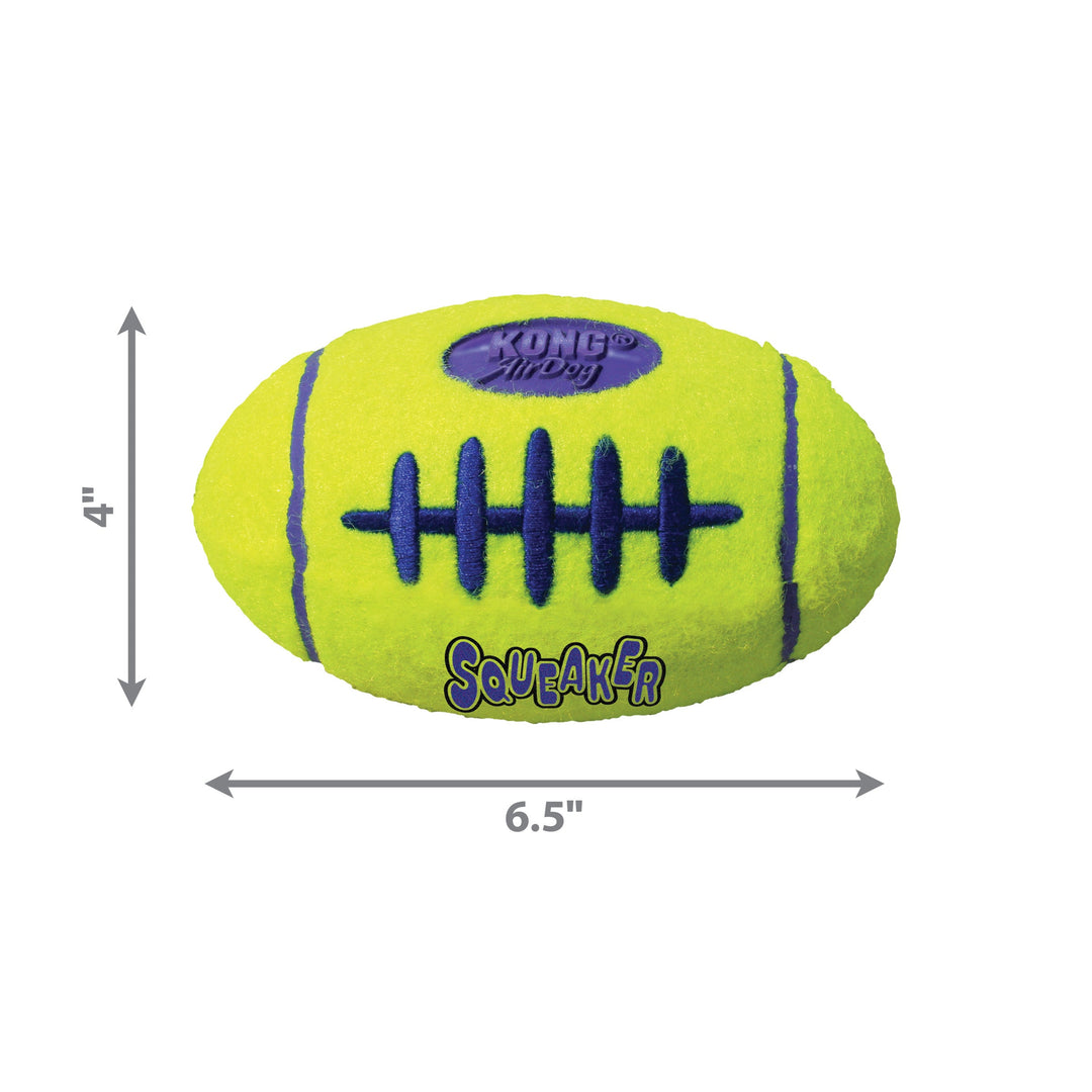 KONG AirDog Squeaking Tennis Football Dog Toy Large