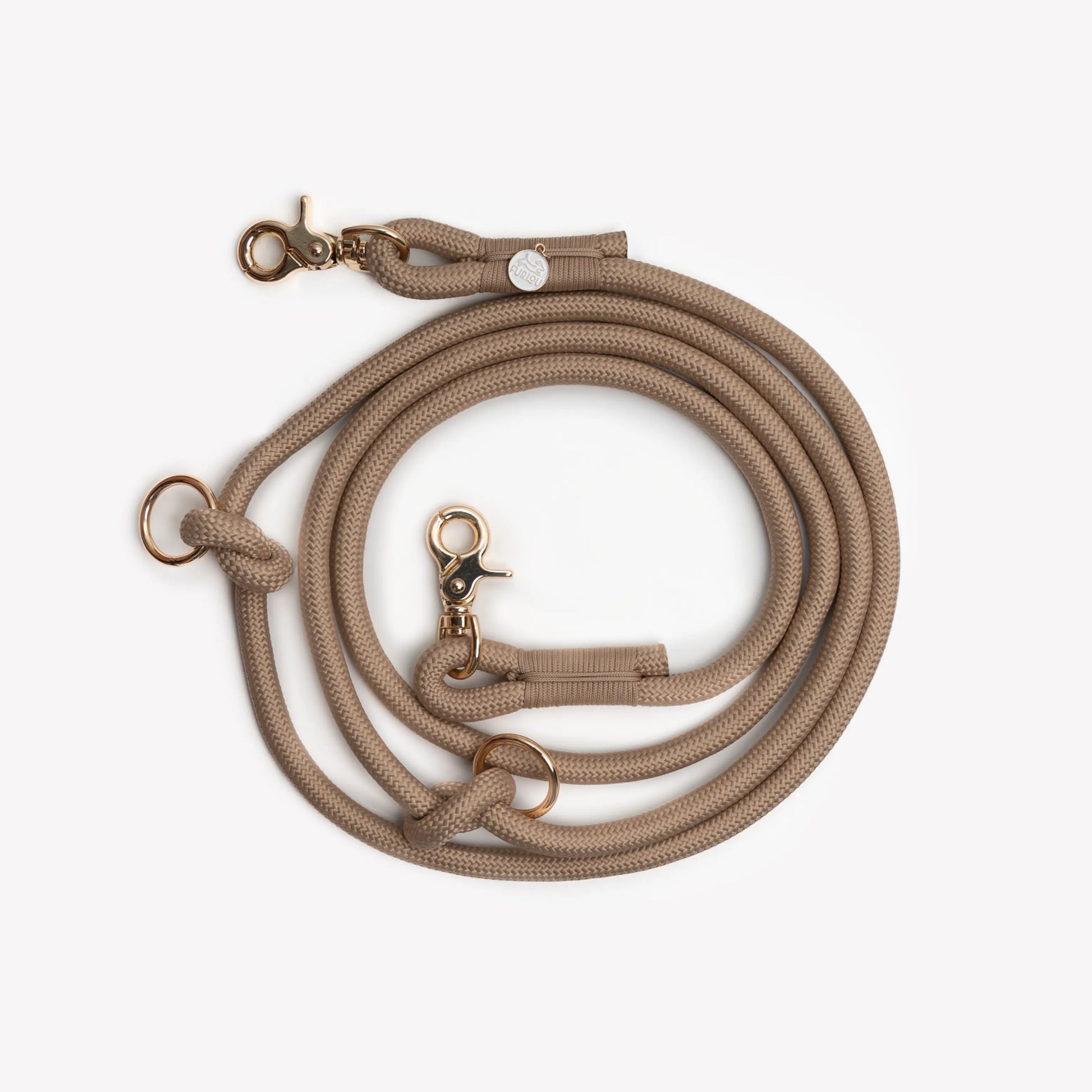 'Sand' - Hands Free Braided Leash FURLOU