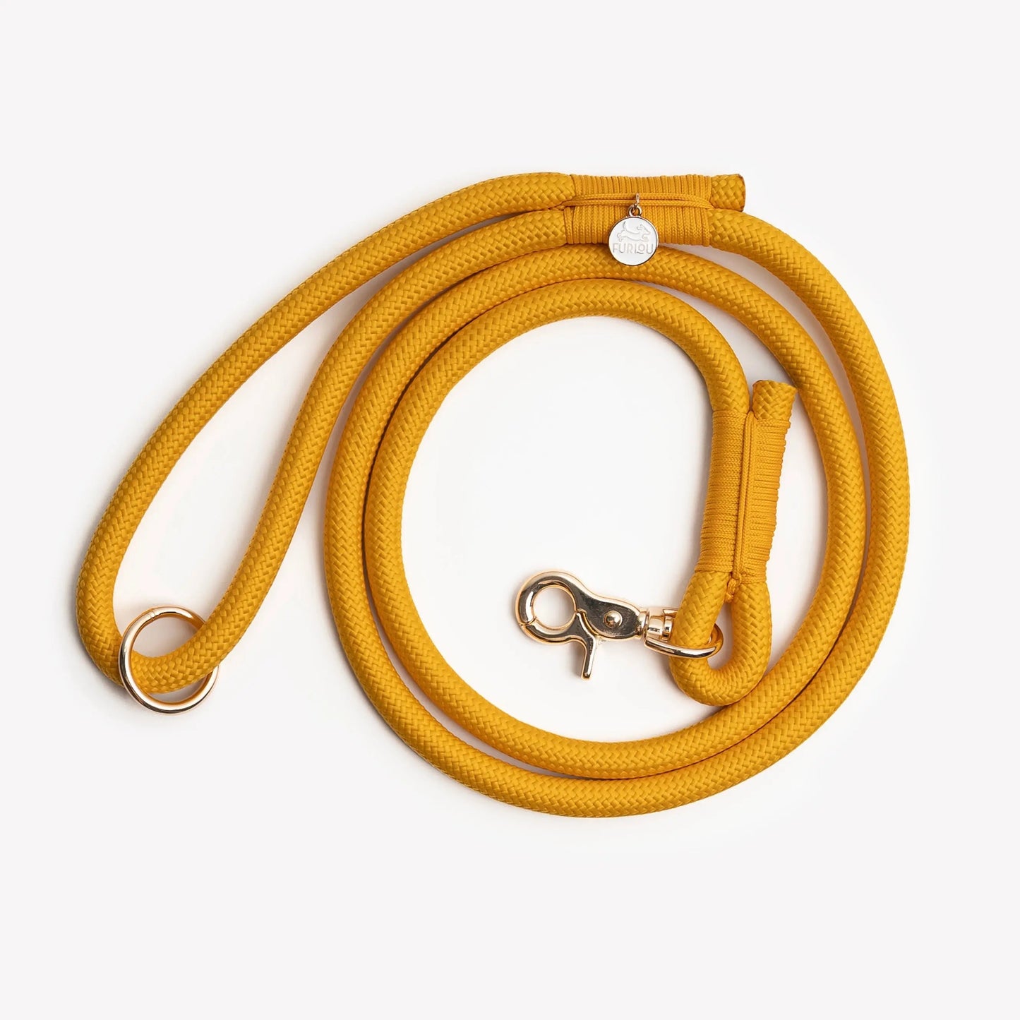 'Yellow' - Braided Rope Leash FURLOU