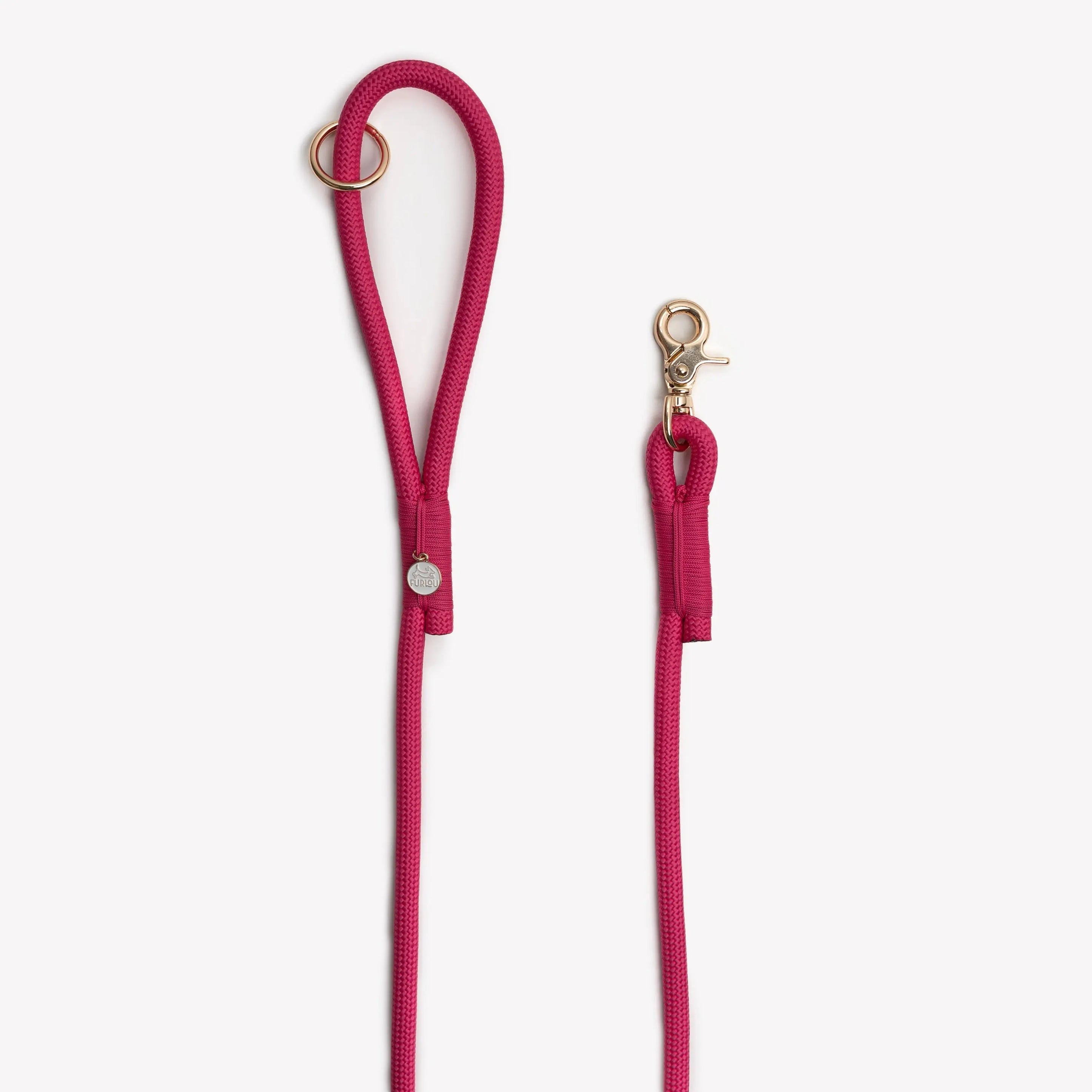 'Magenta' - Braided Rope Leash FURLOU