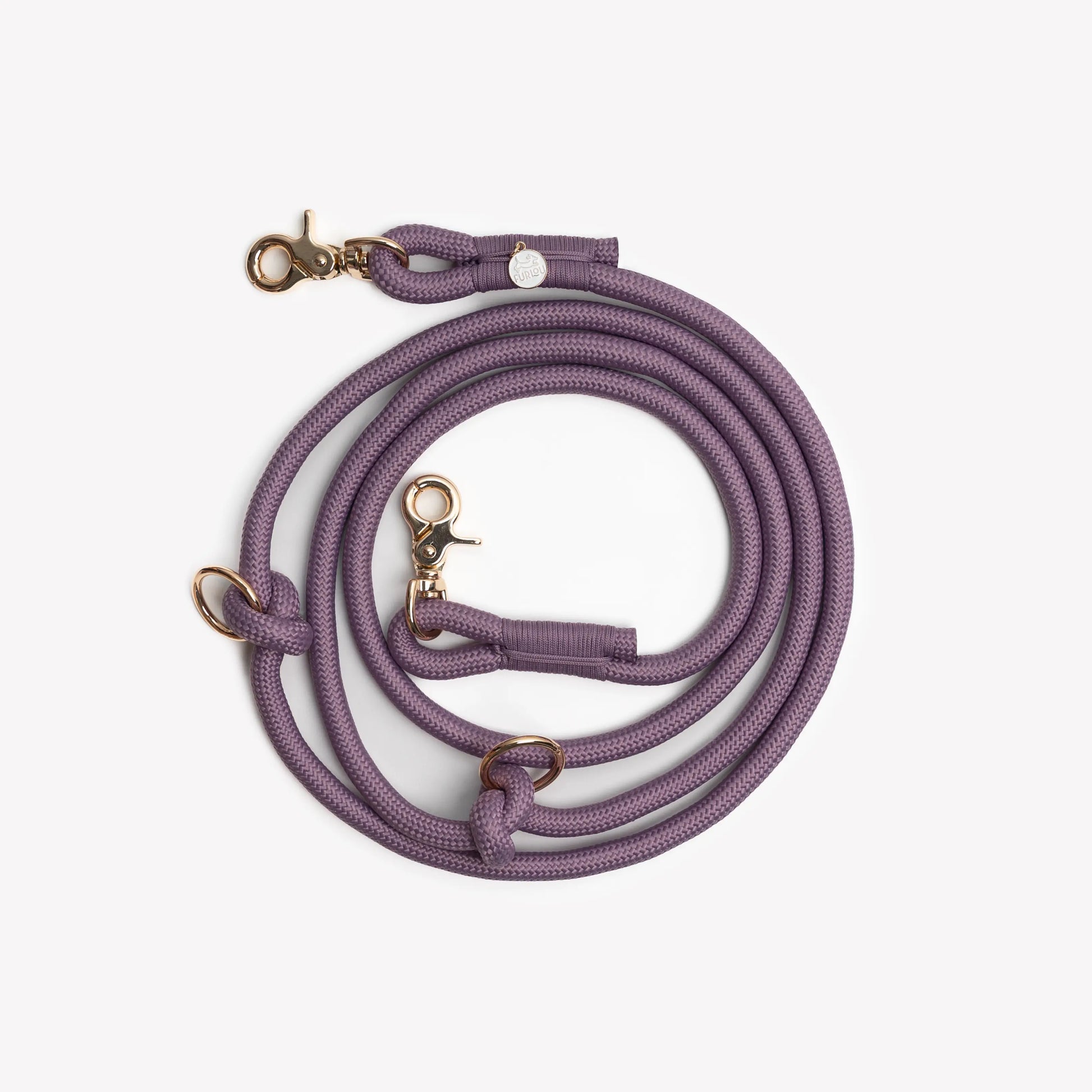 'Lilac' - Hands Free Braided Leash FURLOU