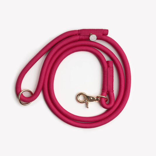 'Magenta' - Braided Rope Leash FURLOU