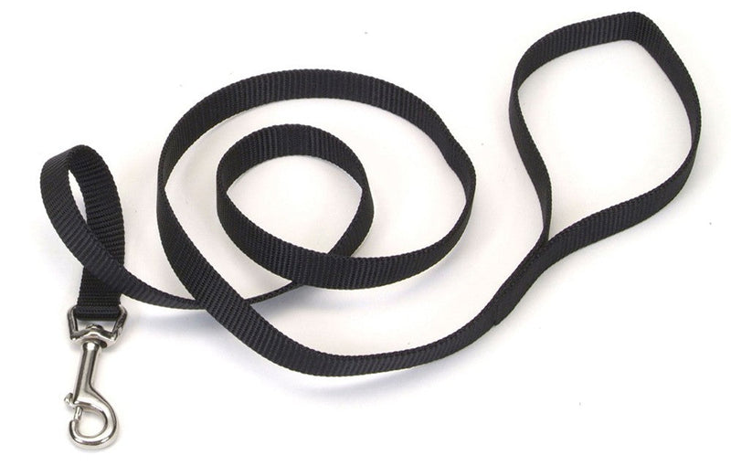 Coastal SinglePly Nylon Dog Leash Black, 1ea/3/4 In X 6 ft