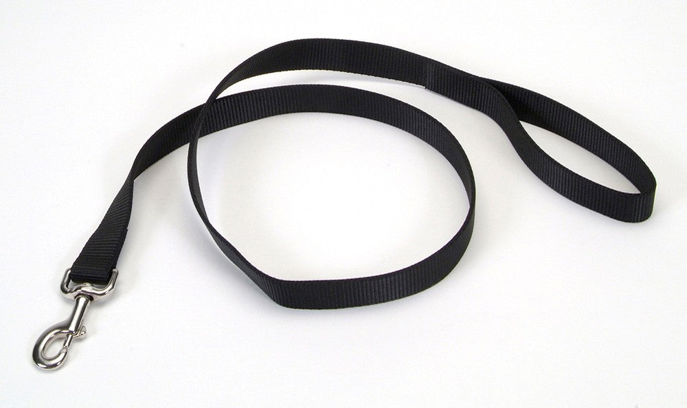 Coastal Single-Ply Nylon Leash Black 1X6ft