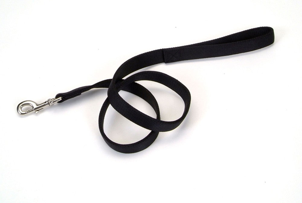 Coastal Double-Ply Nylon Dog Leash Black 1X6ft