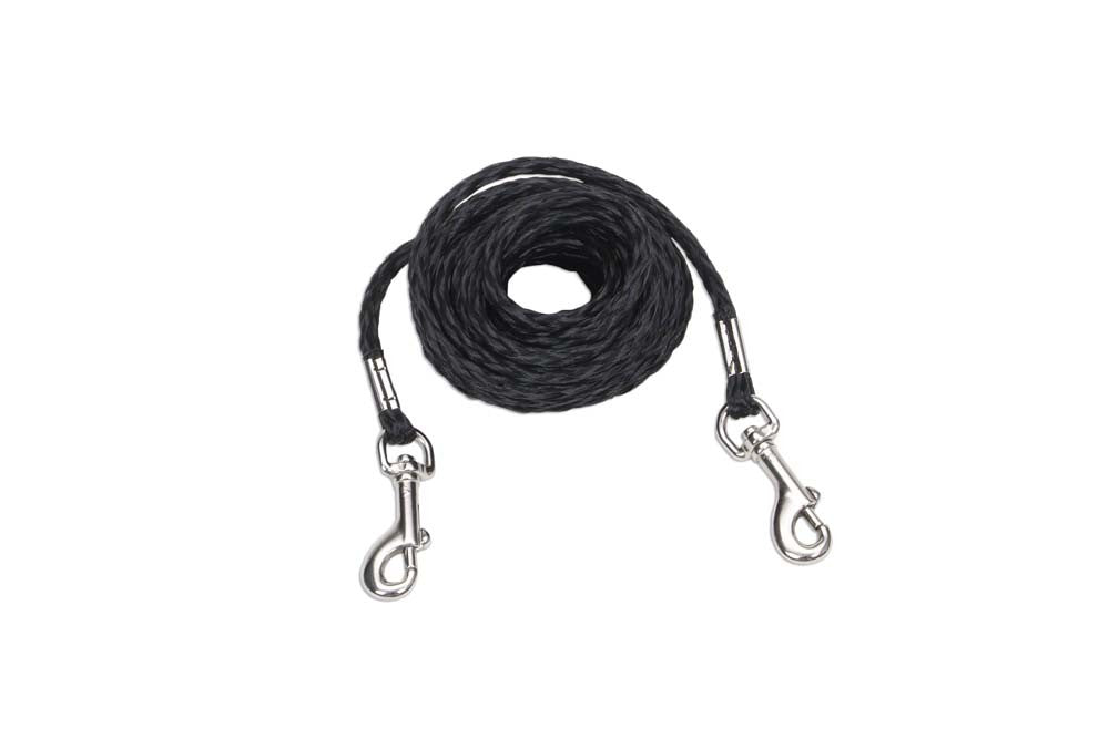 Coastal Poly Tie Petite Dog Tie Black 5/32x15ft