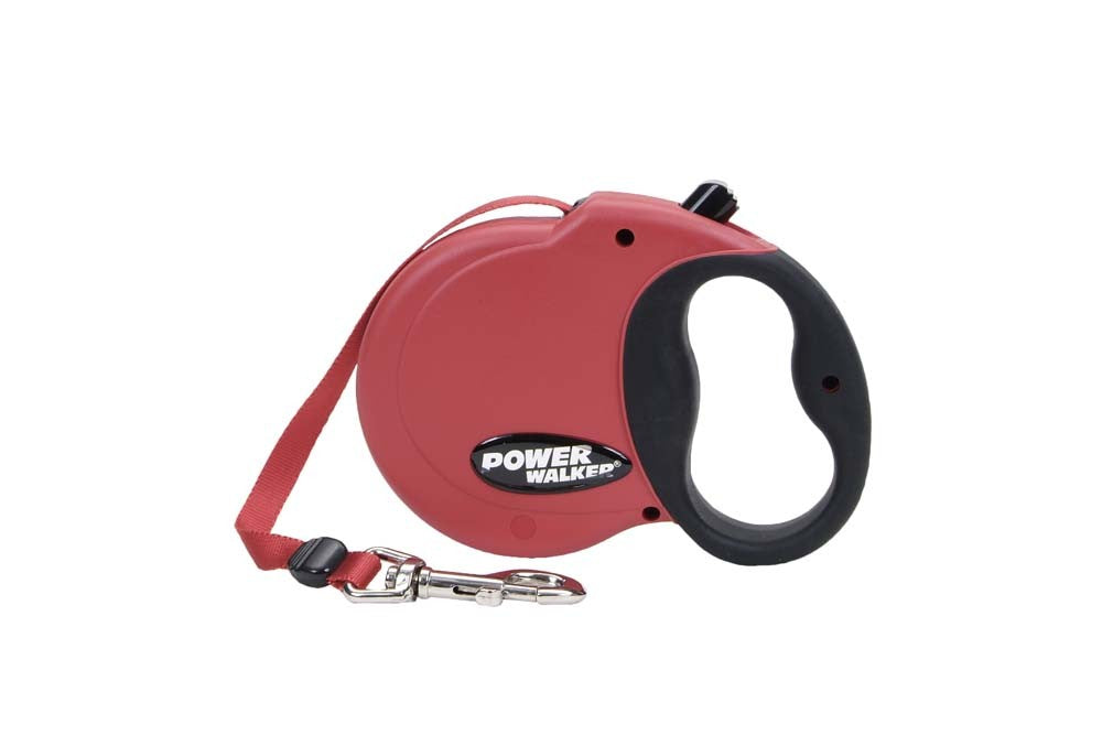 Coastal Power Walker Retractable Dog Leash Red Small u to 32lbs