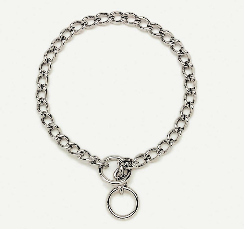 Titan Chain Training Dog Collar X-Heavy Nickel, Chrome 1ea/4 Mm X 20 in