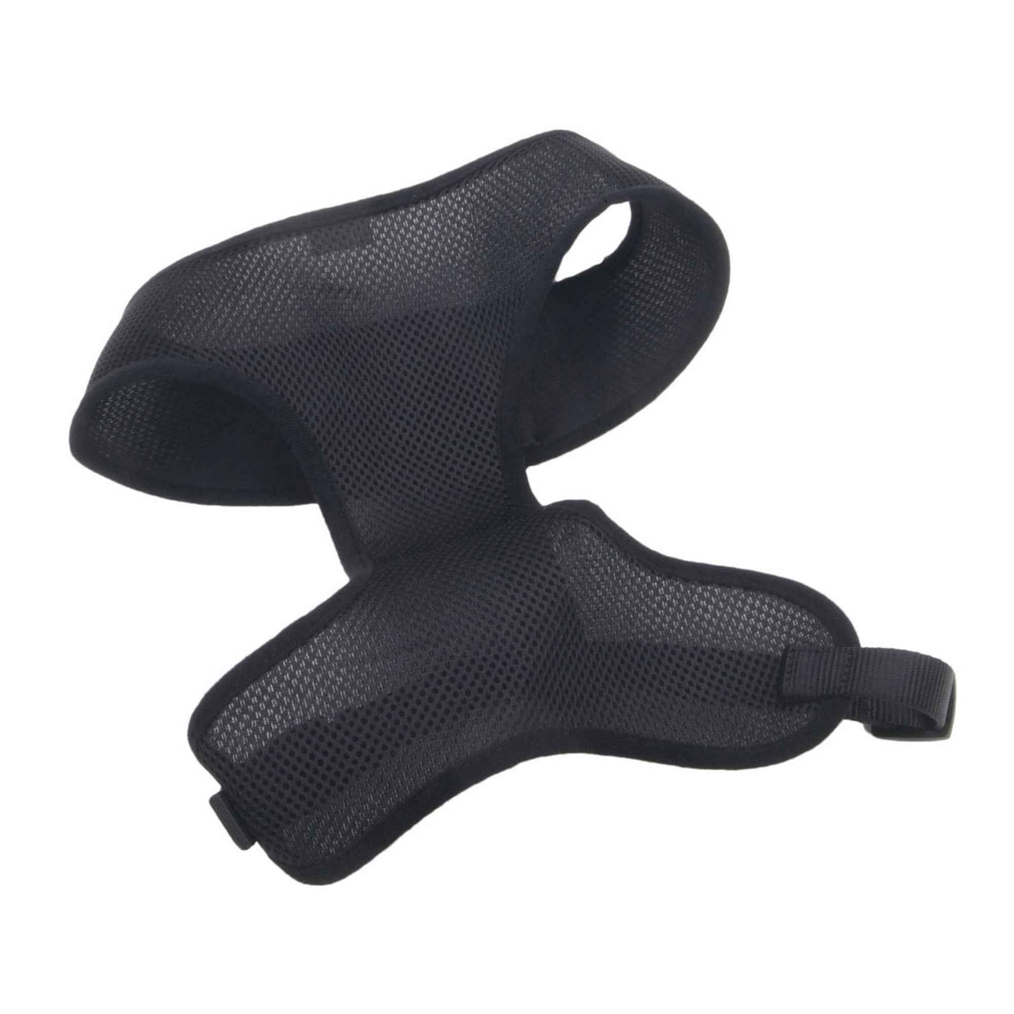 Coastal Comfort Soft Adjustable Dog Harness Black 1ea/MD, 3/4In X 20-29 in