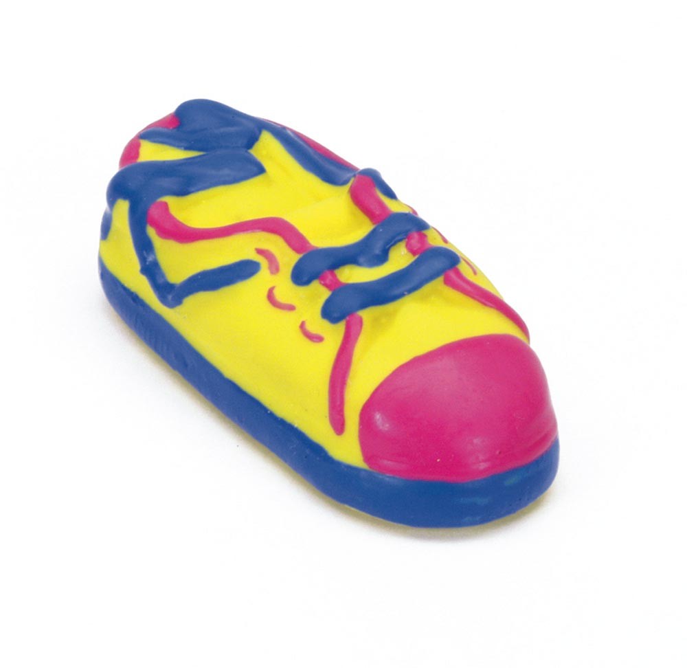Coastal Rascals Latex Tennis Shoe Dog Toy 3.5in