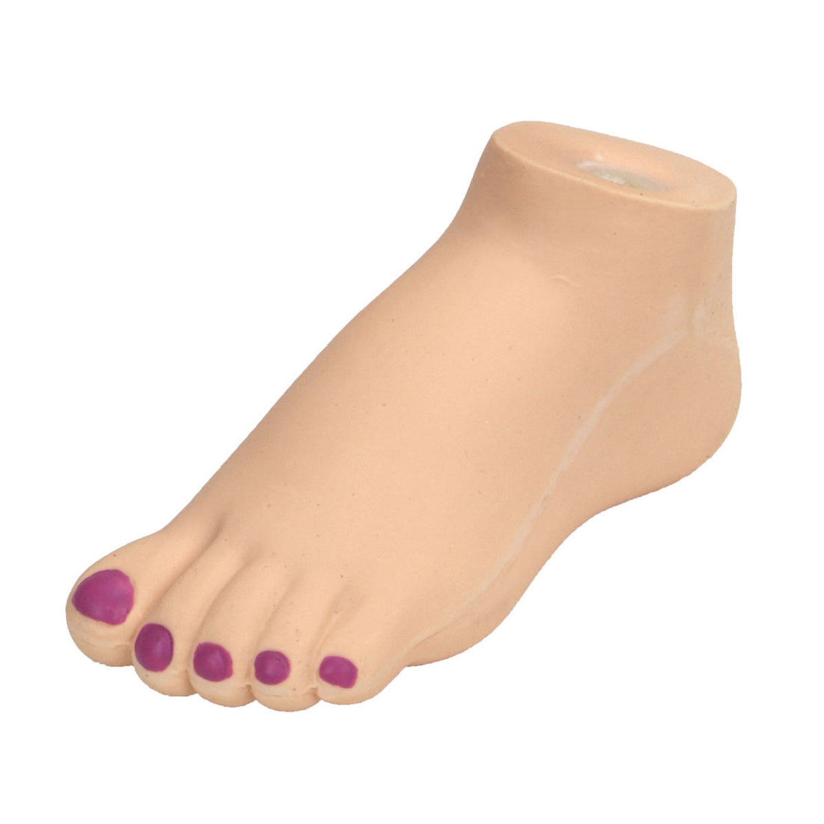 Coastal Rascals Latex Foot Dog Toy 5in