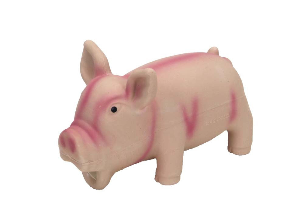 Coastal Rascals Latex Pig Dog Toy Pink 6.25in
