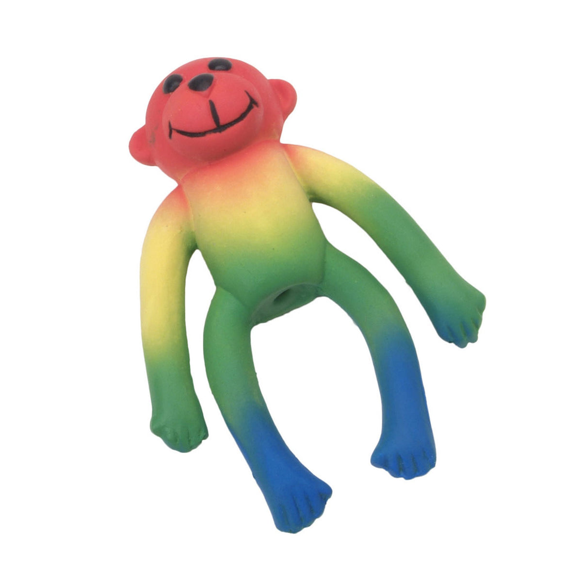 Coastal Li'l Pals Latex Monkey Dog Toy Multicolor 4in