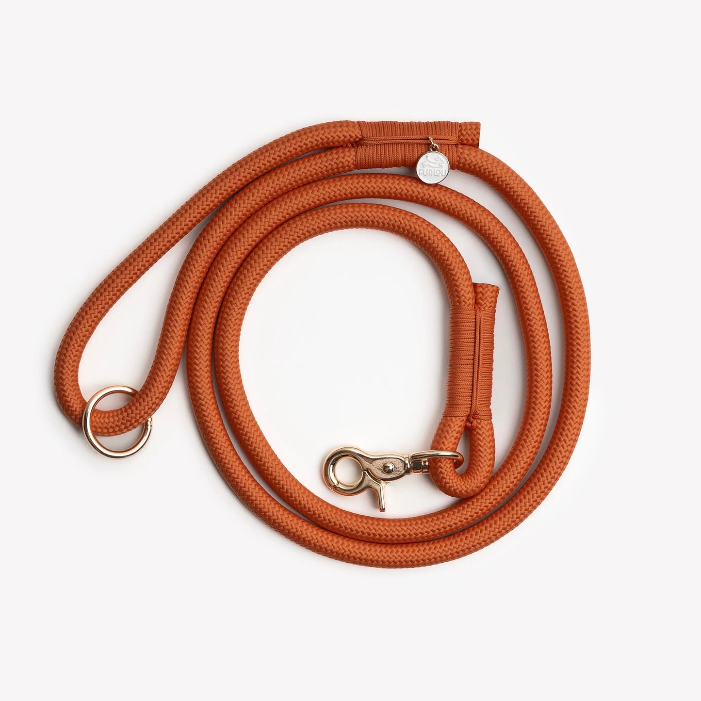 'Terracotta' - Braided Rope Leash FURLOU