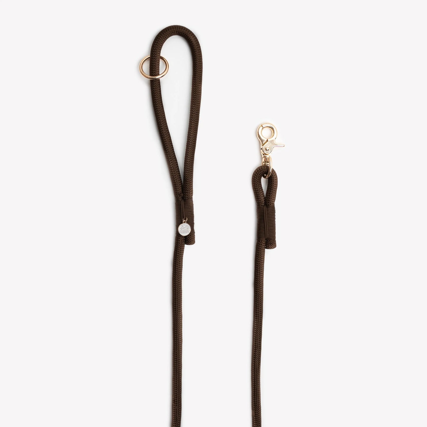 'Brown' - Braided Rope Leash FURLOU