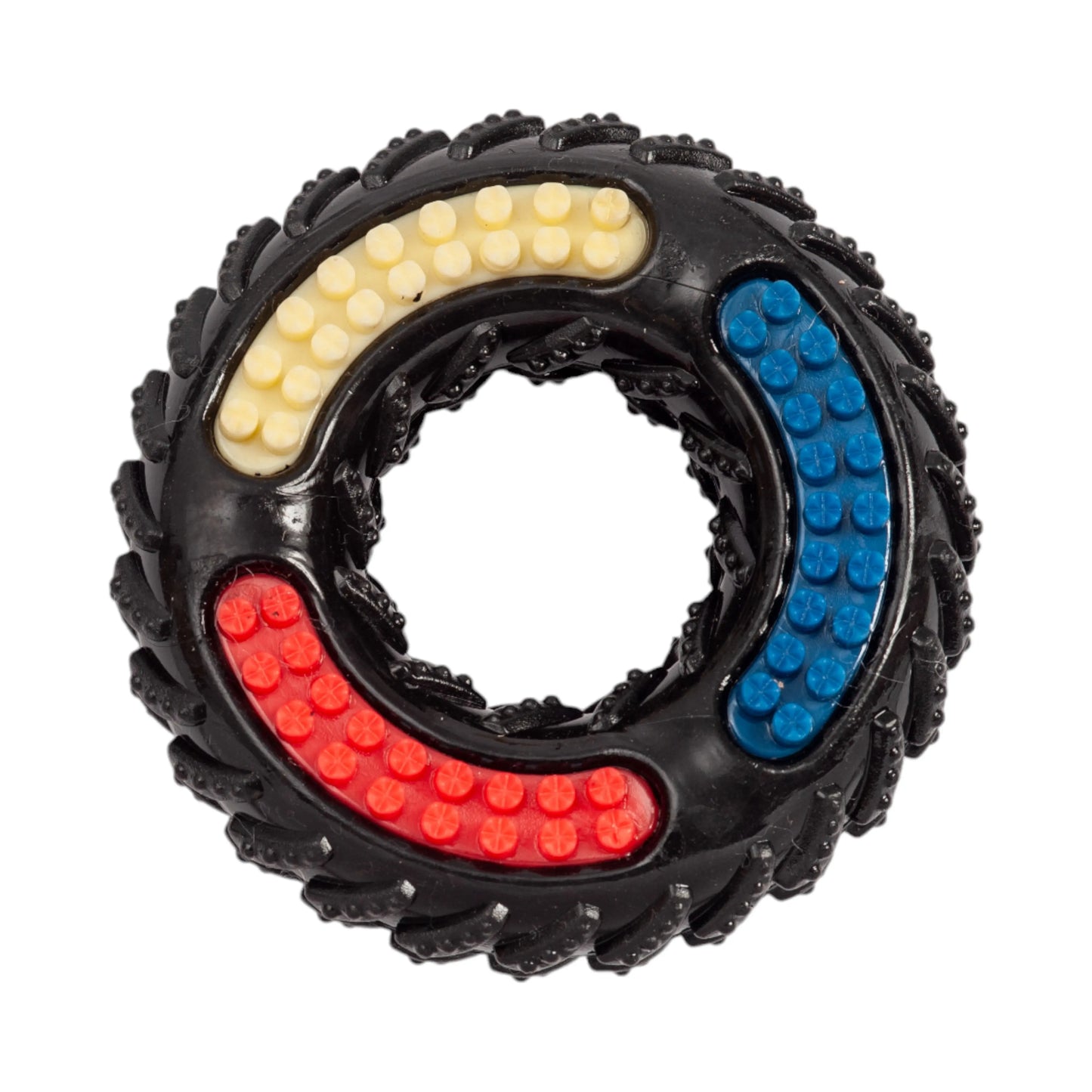 Country Living 'Tire of Fun' TPR Textured Dog Chew Toy - Durable, Non-Toxic, and Interactive Playtime for Dogs American Pet Supplies