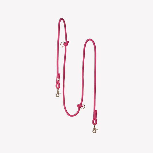 'Magenta' - Hands Free Braided Leash FURLOU