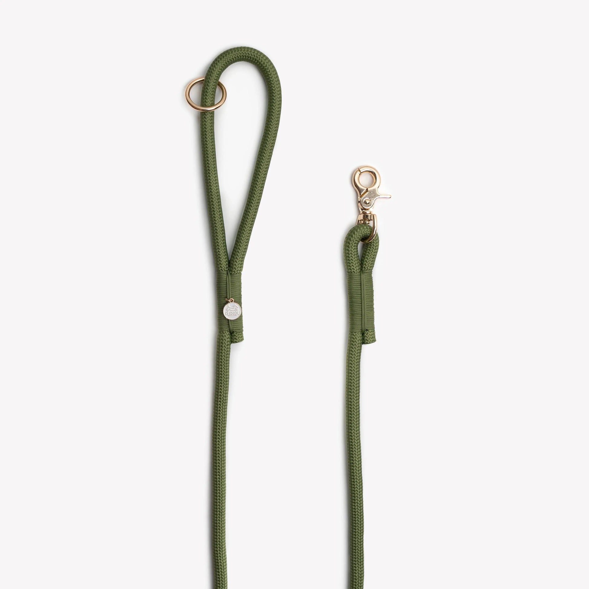'Green' - Braided Rope Leash FURLOU