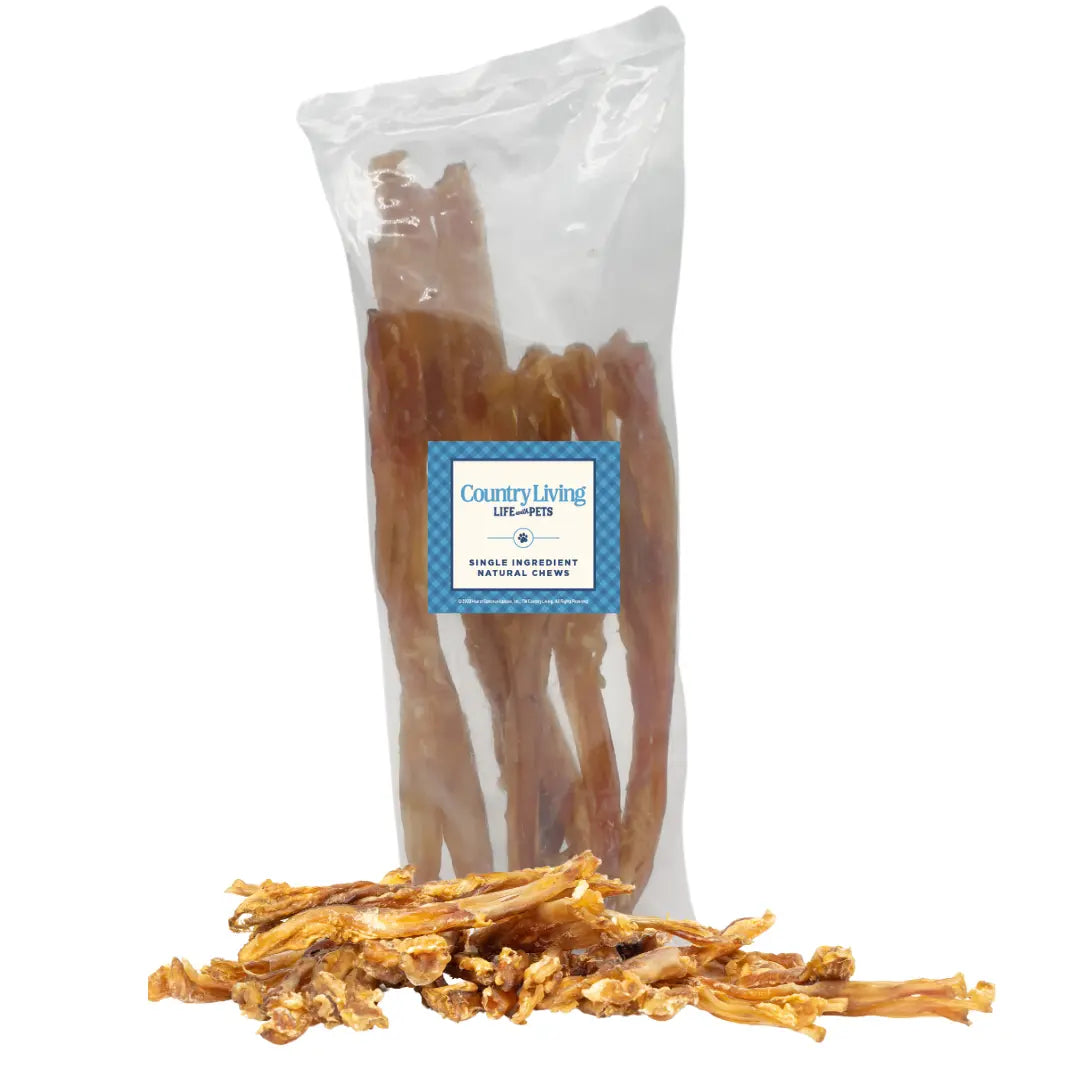 All-Natural Beef Y Tendon Dog Treats – High-Protein, Low-Fat Chews – Jumbo (10-Pack) American Pet Supplies