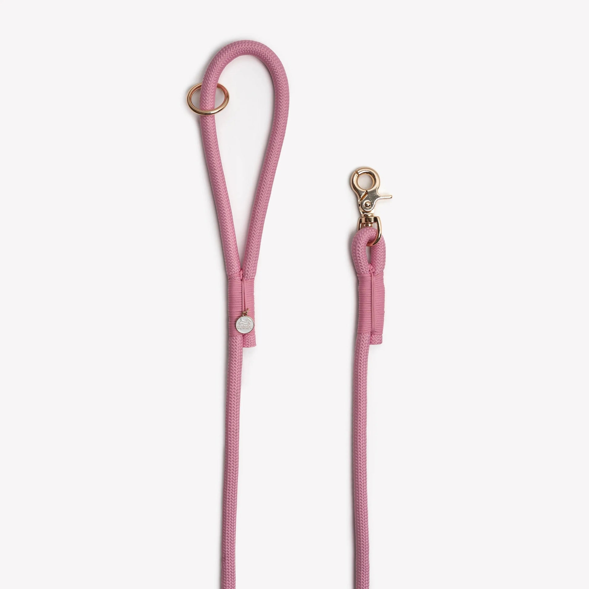 'Pink' - Braided Rope Leash FURLOU