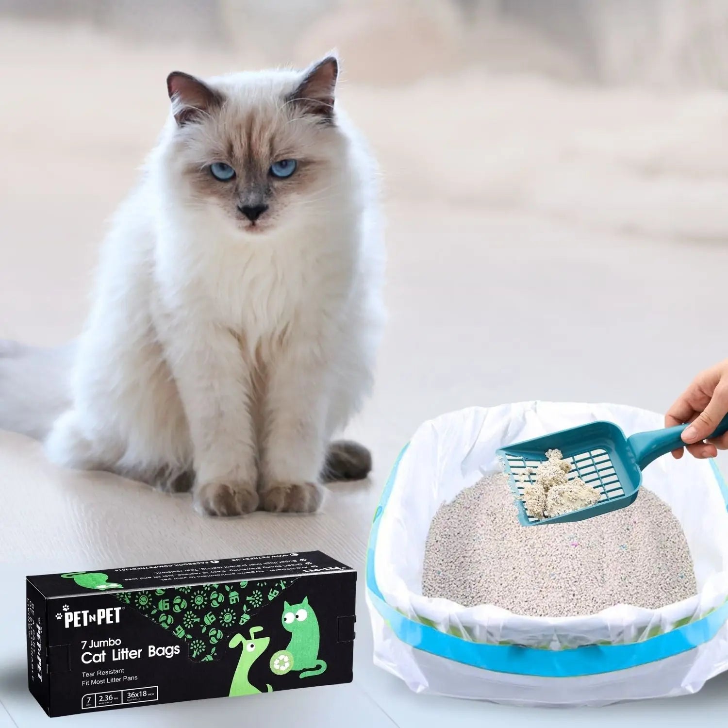 Jumbo Cat Litter Box Liners - K9 Outdoors