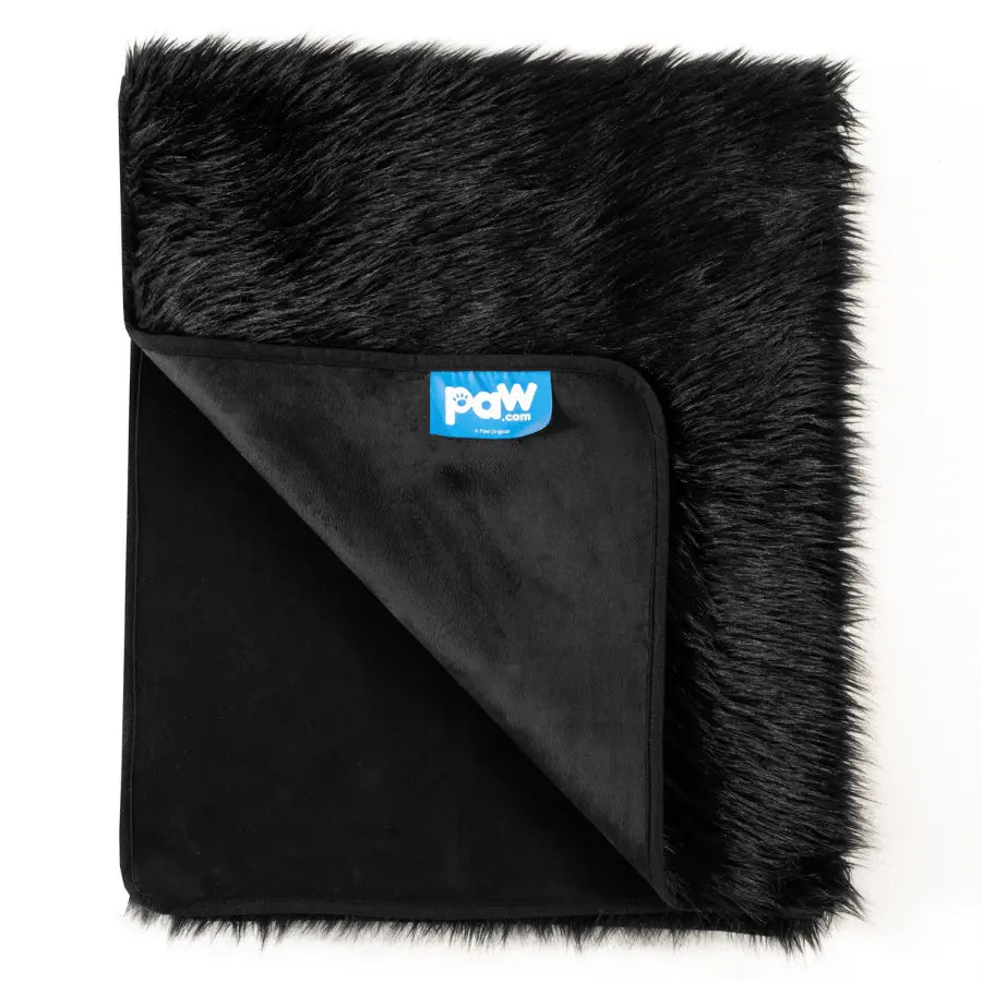 PupProtector™ Waterproof Throw Blanket - Midnight Black Paw.com