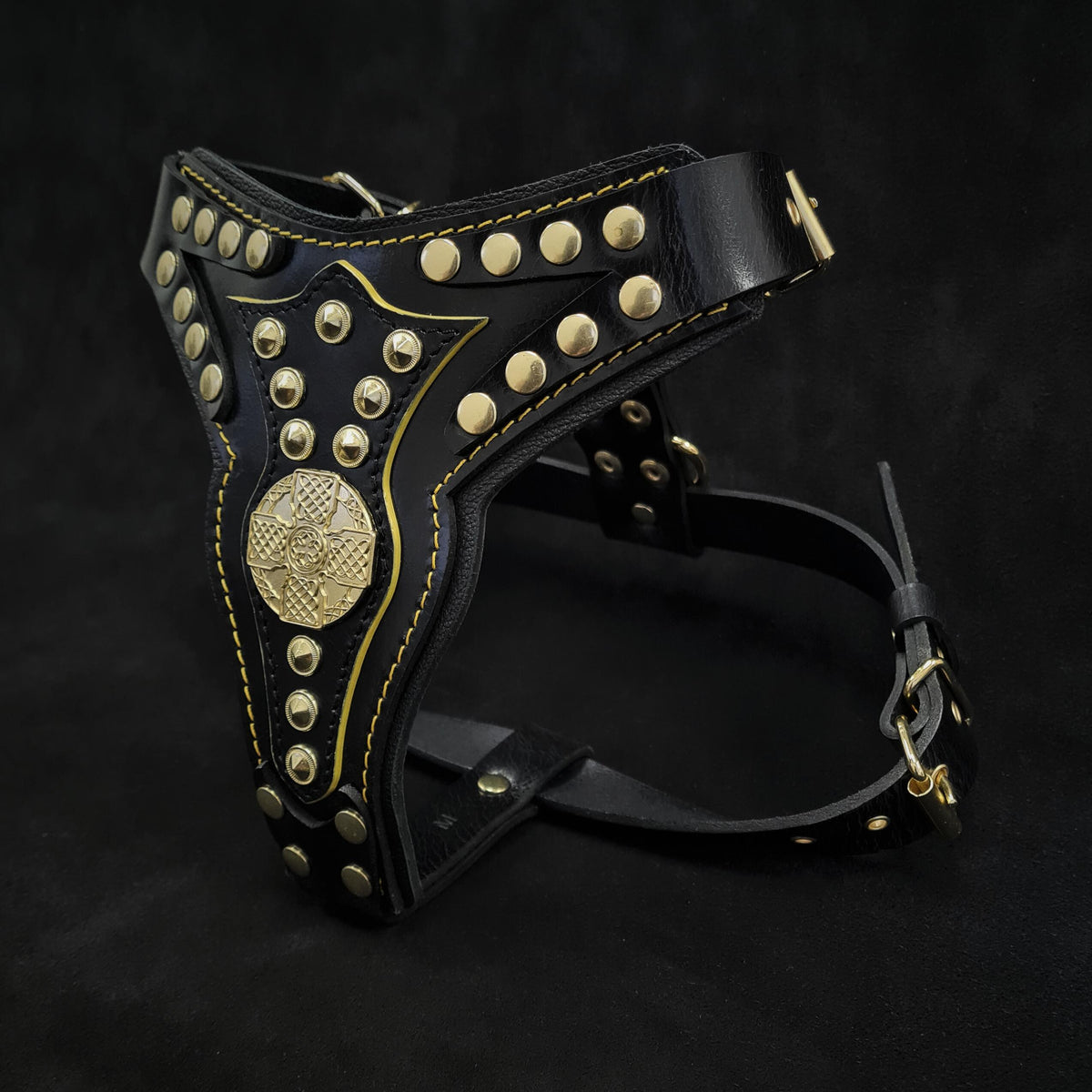 Bestia Maximus V2 Leather Dog Harness – Medium Dogs