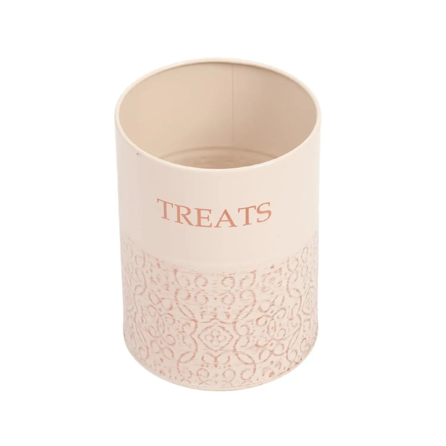 Country Living Dog Treat Canisters - Set of 2 Carbon Steel Jars with Bamboo Lids – White Swan American Pet Supplies