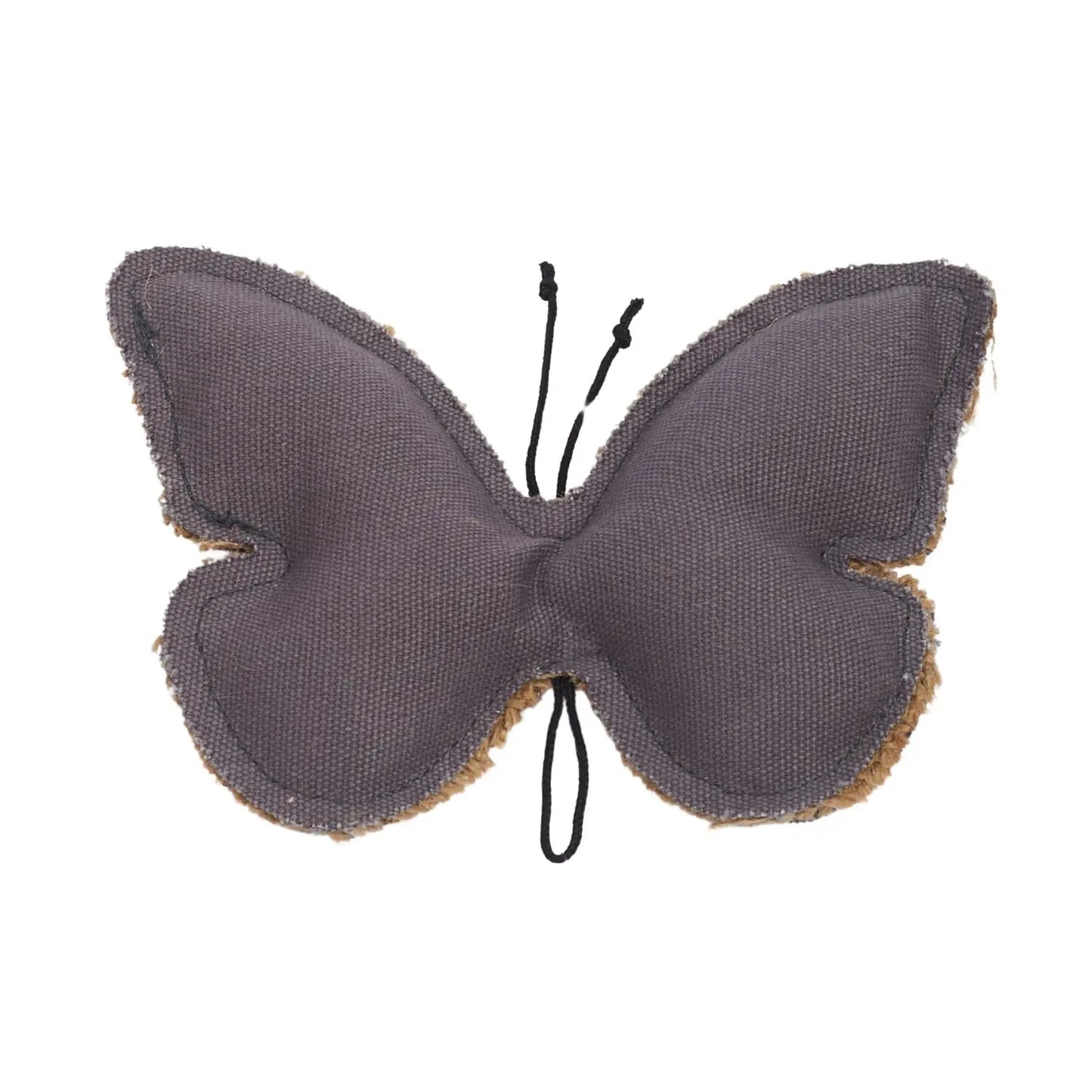 Country Living Canvas & Jute Butterfly-Shaped Dog Chew Toy – Durable, Safe and Non-Toxic American Pet Supplies