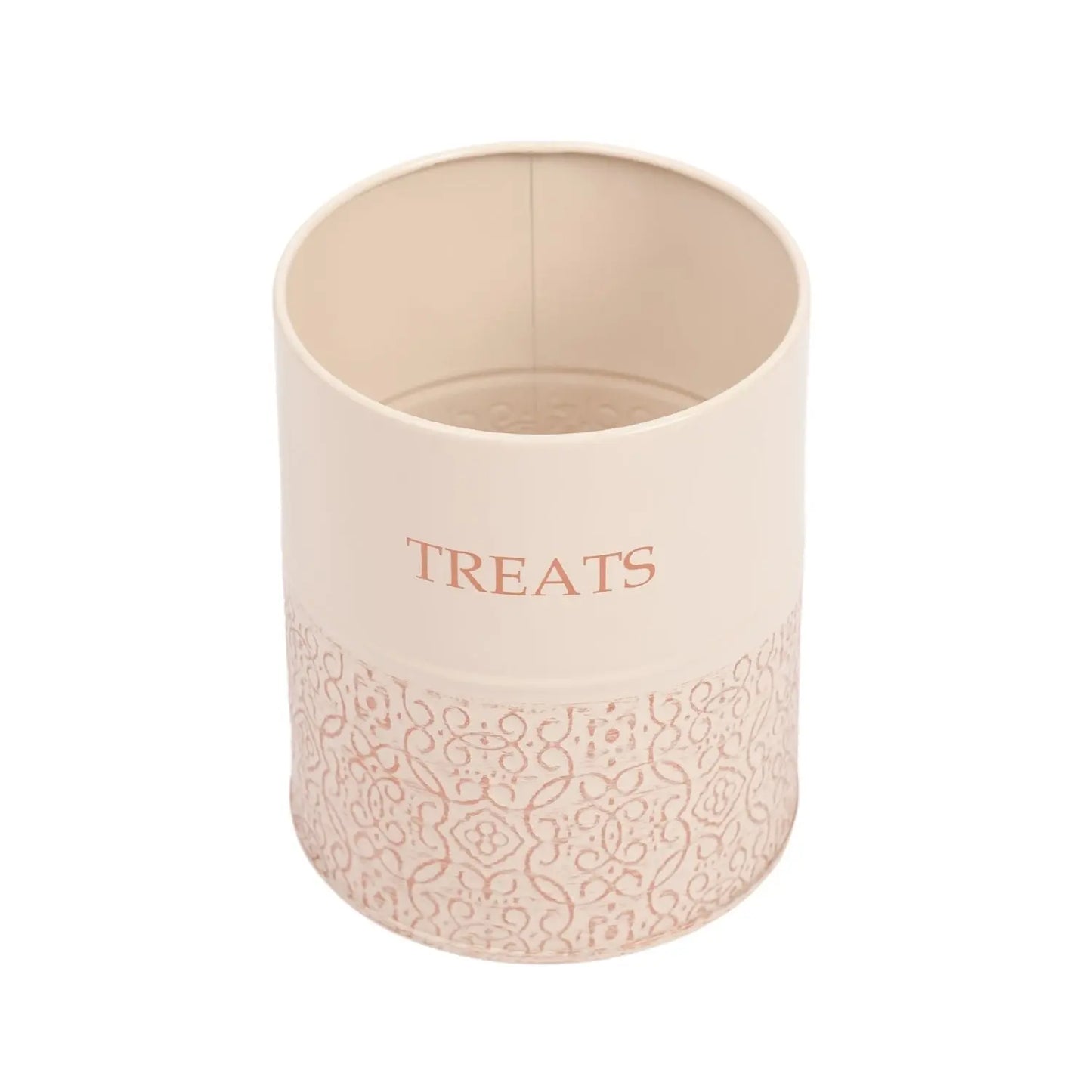 Country Living Dog Treat Canisters - Set of 2 Carbon Steel Jars with Bamboo Lids – White Swan American Pet Supplies