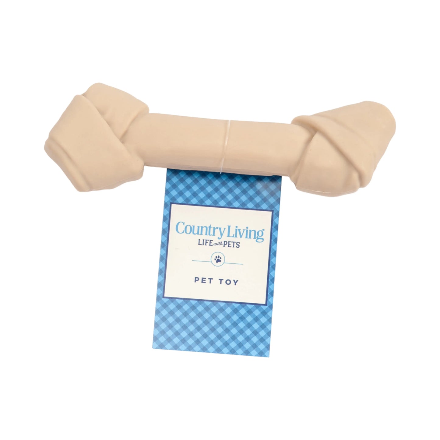Country Living Nylon Bone Dog Chew Toy – Durable Rawhide-Shaped American Pet Supplies