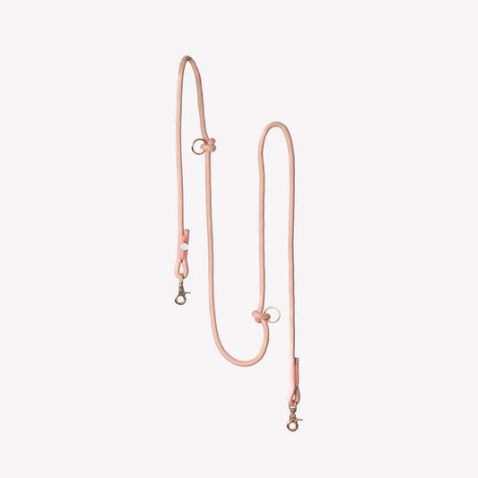 'Powder Rose' - Hands Free Braided Leash FURLOU
