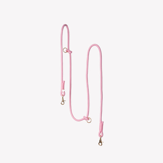 'Pink' - Hands Free Braided Leash FURLOU