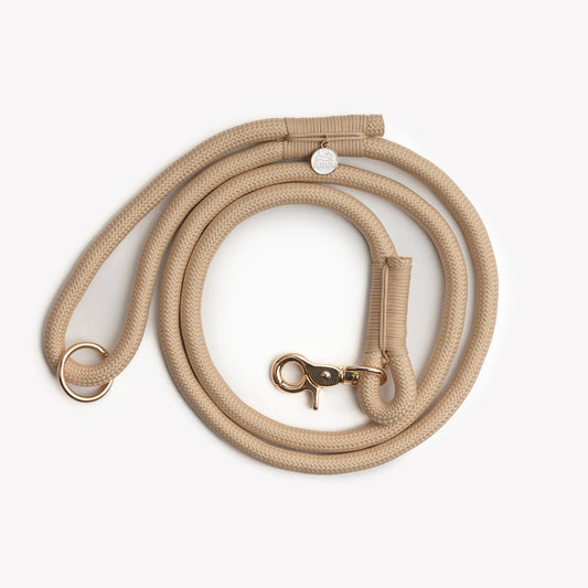 'Tan' - Braided Rope Leash FURLOU