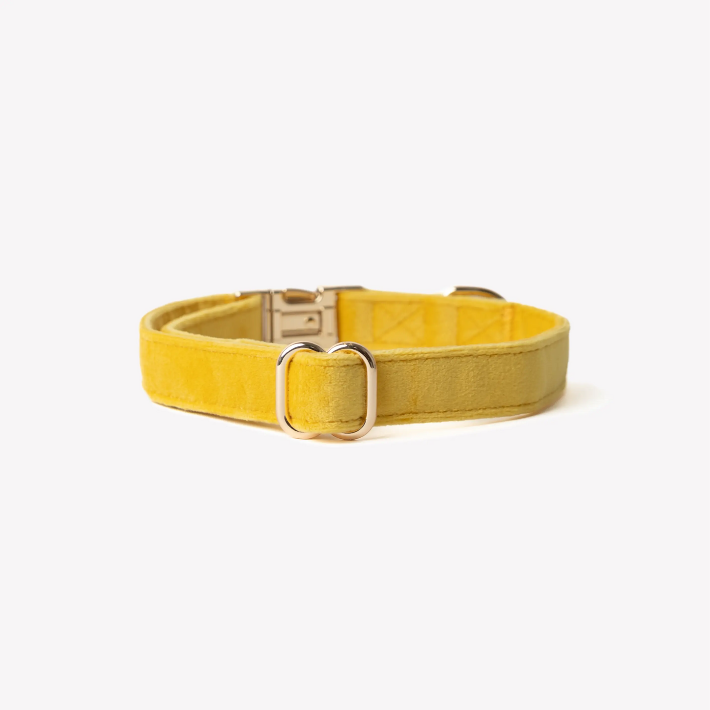 'Yellow' - Velvet Dog Collar FURLOU