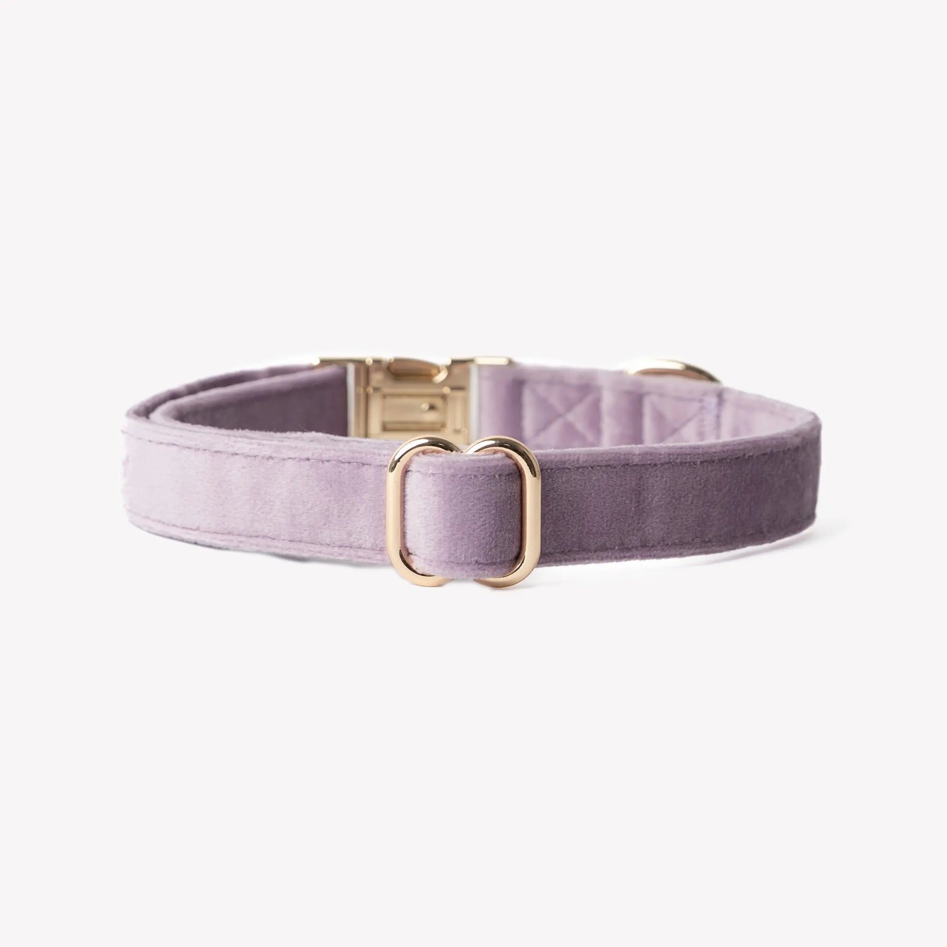 'Lilac' - Velvet Dog Collar FURLOU