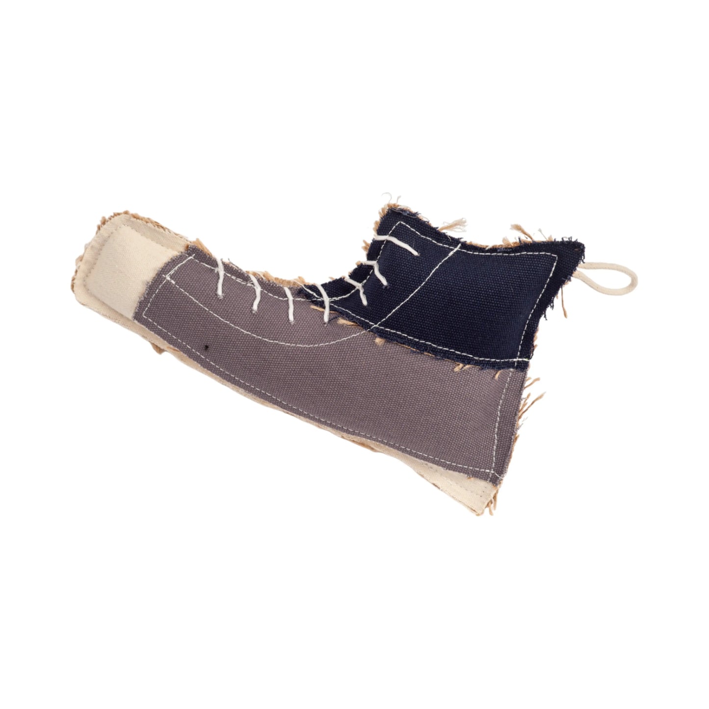 Country Living Canvas & Jute Shoe-Shaped Dog Chew Toy – Durable, Safe and Non-Toxic American Pet Supplies