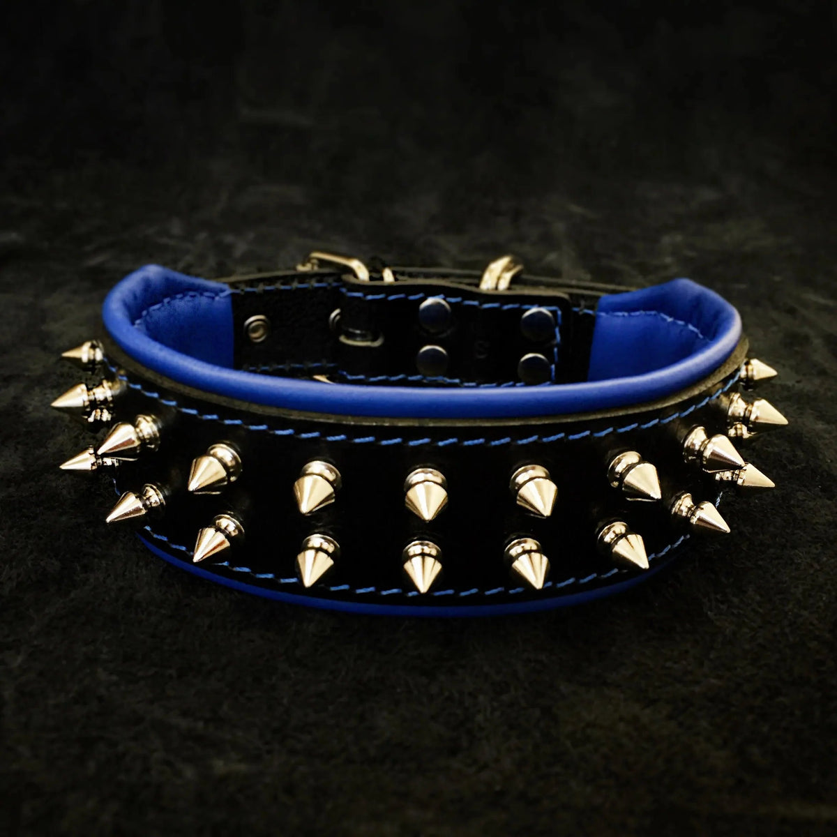Bestia Frenchie Leather Dog Collar