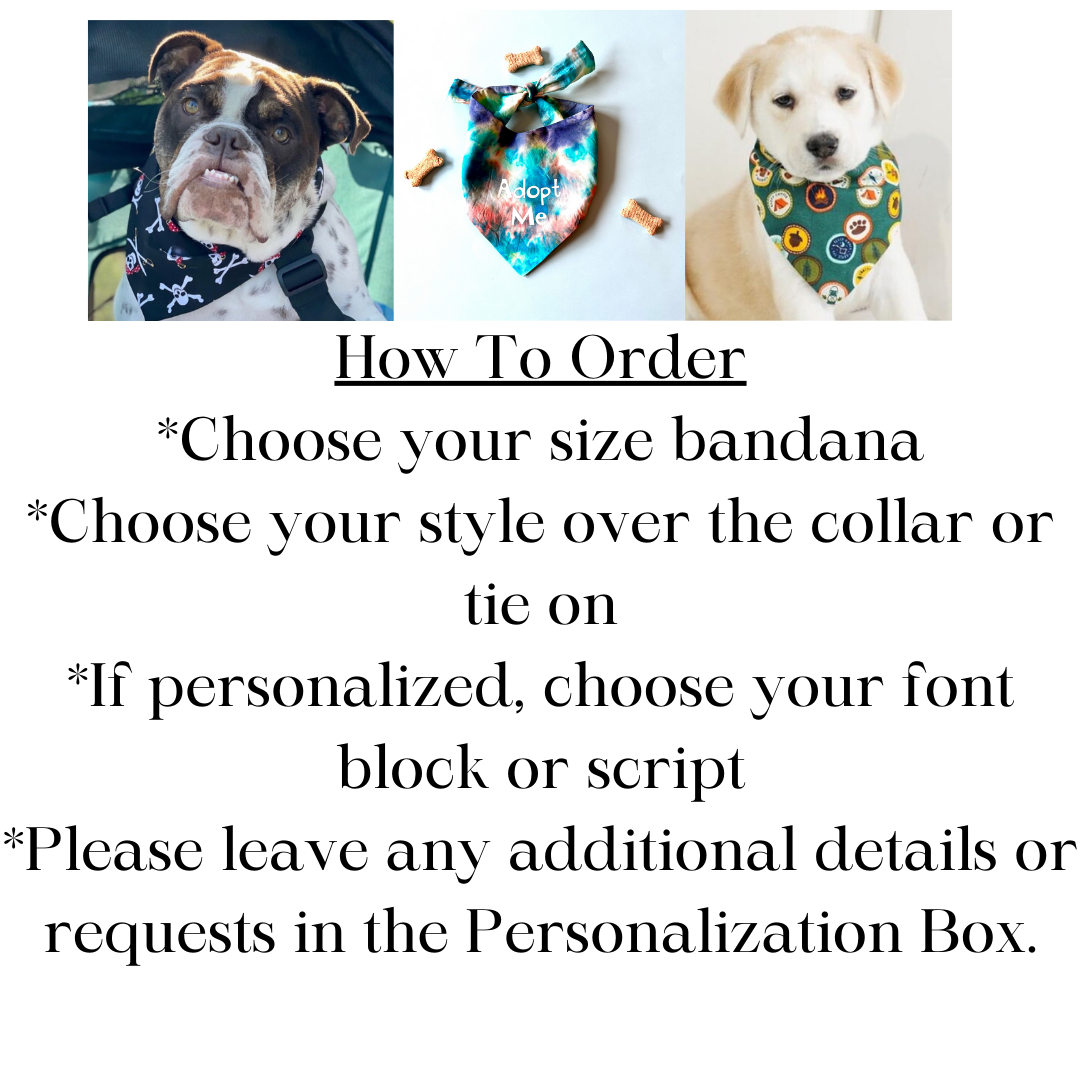 Plaid Dog Bandana Happy Tails Outfitters