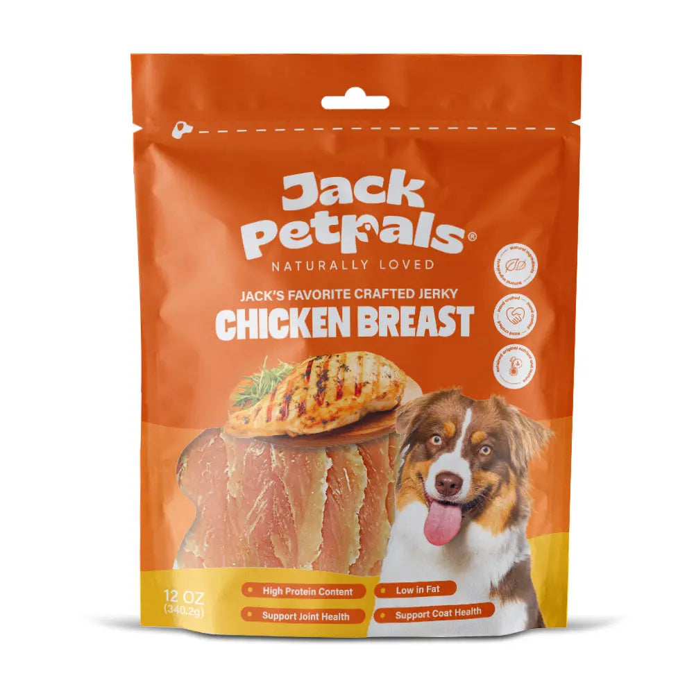 Jack PetPals Handcrafted Jerky Chicken Breast Dog Treats (12oz) American Pet Supplies