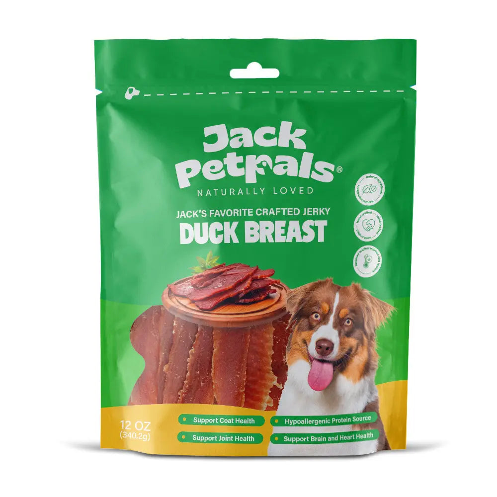 Jack PetPals Handcrafted Jerky Duck Breast Dog Treats (12oz) American Pet Supplies