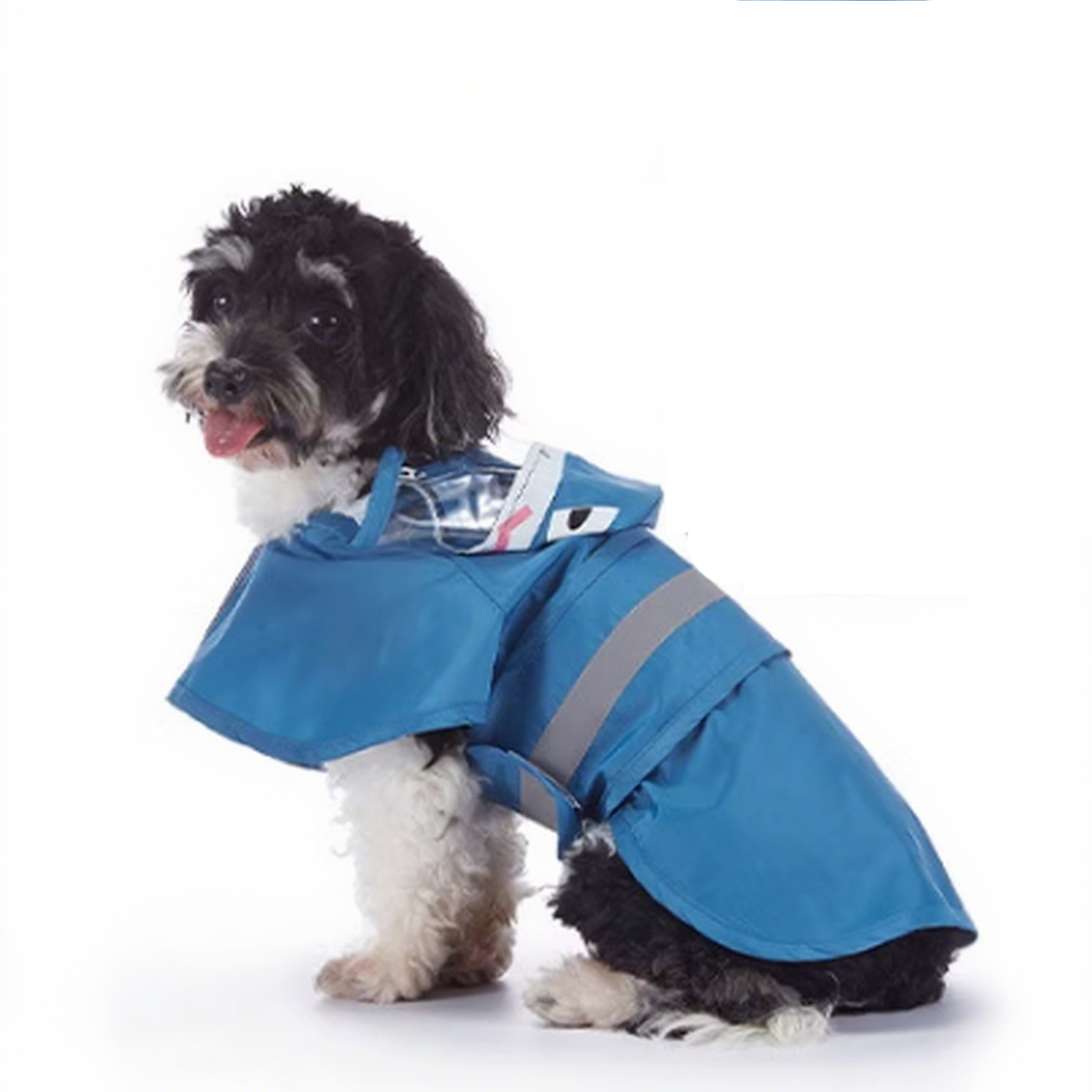 Milou & Lumi Waterproof Raincoat with Hood - Blue Shark Dr. Milou