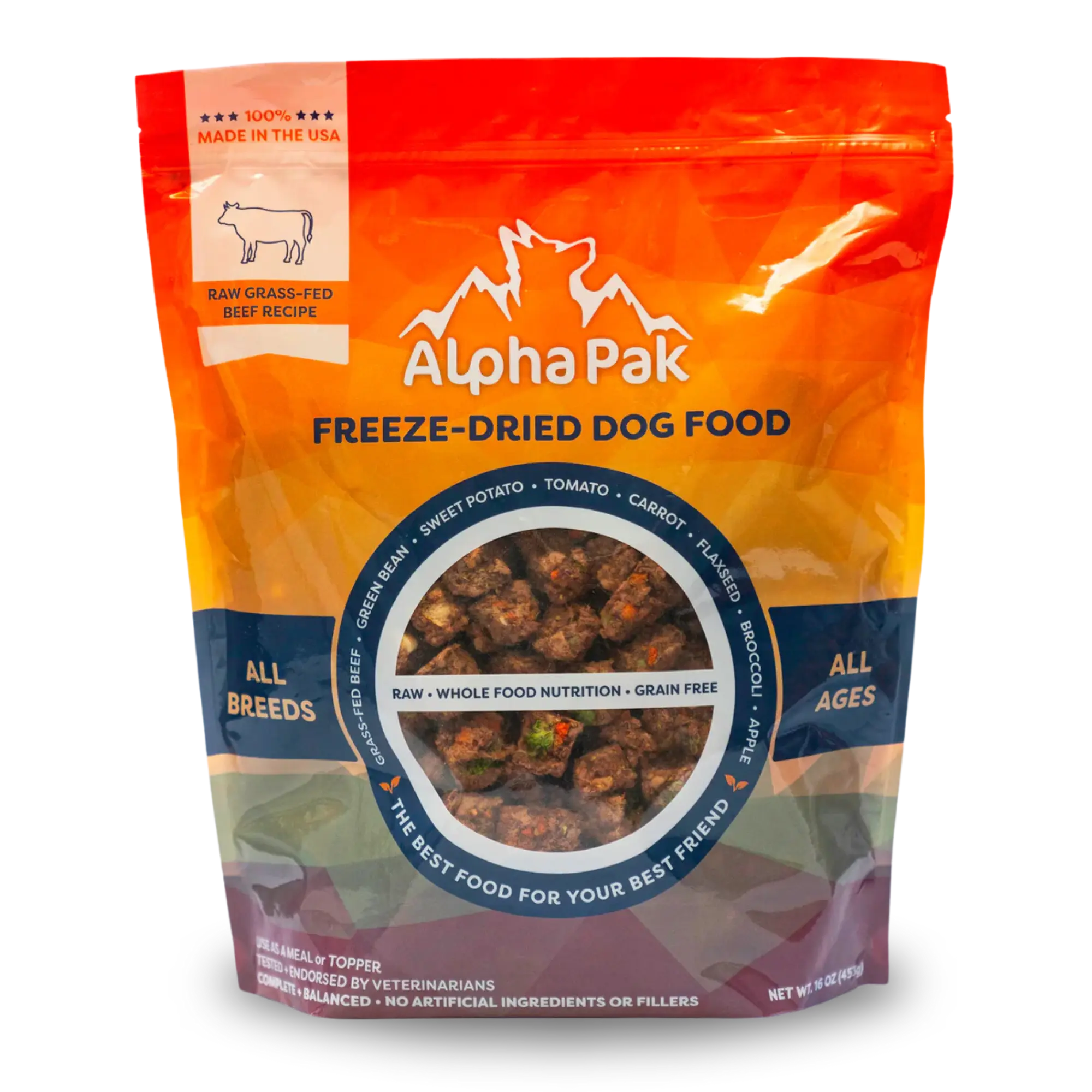 Freeze-Dried Raw Beef — Formulated for Dog Longevity