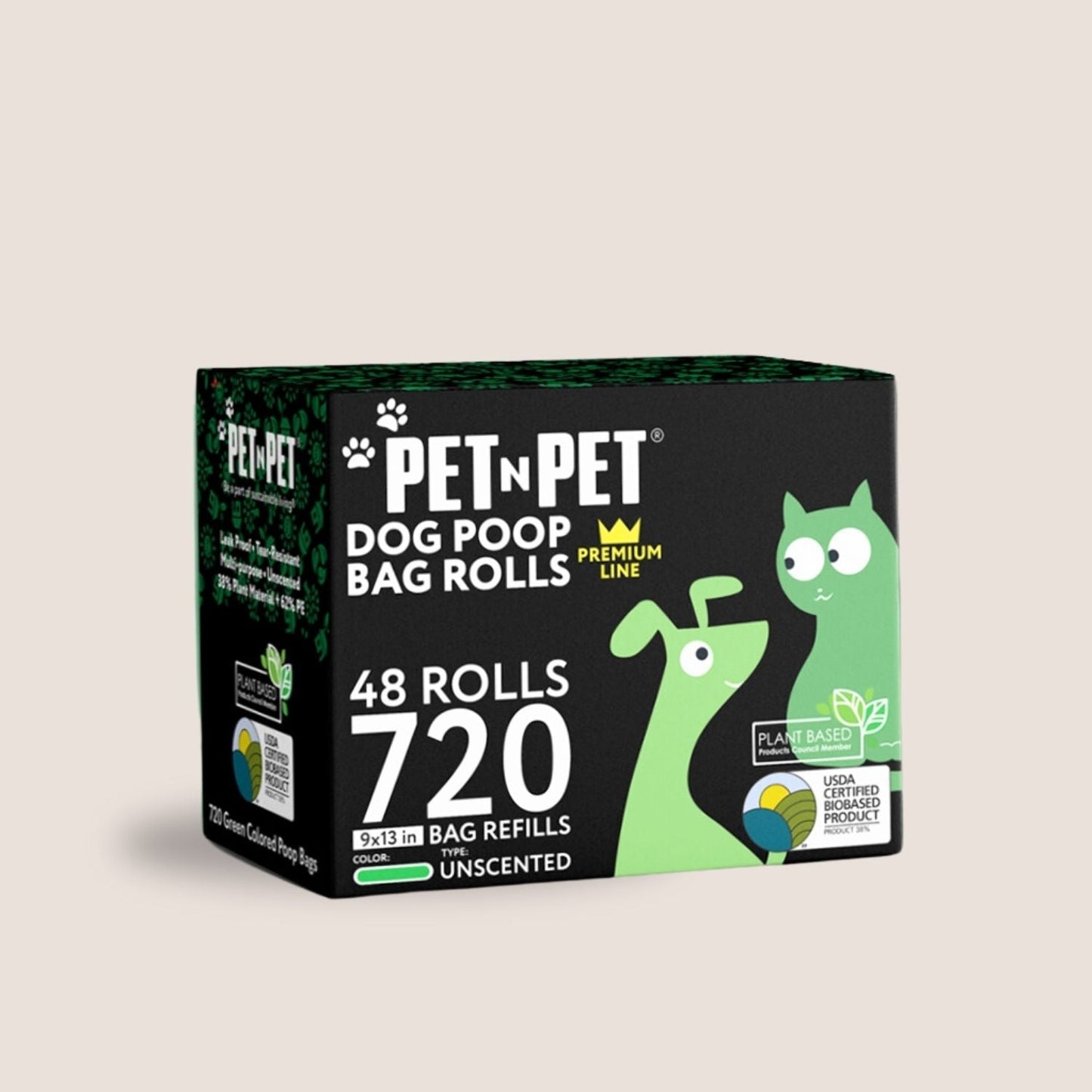 Premium Poop Bags with Dispenser Pet N Pet ®