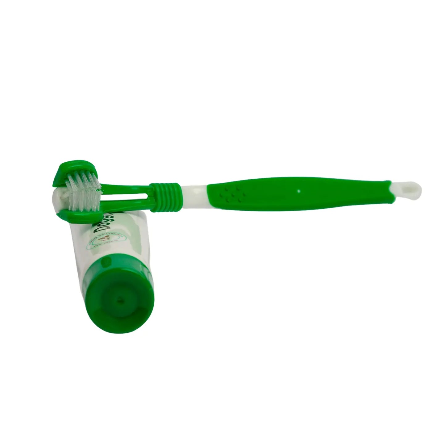 Triple Headed Dog Toothbrush with All-Natural Toothpaste Kit – 2-Piece Kit American Pet Supplies