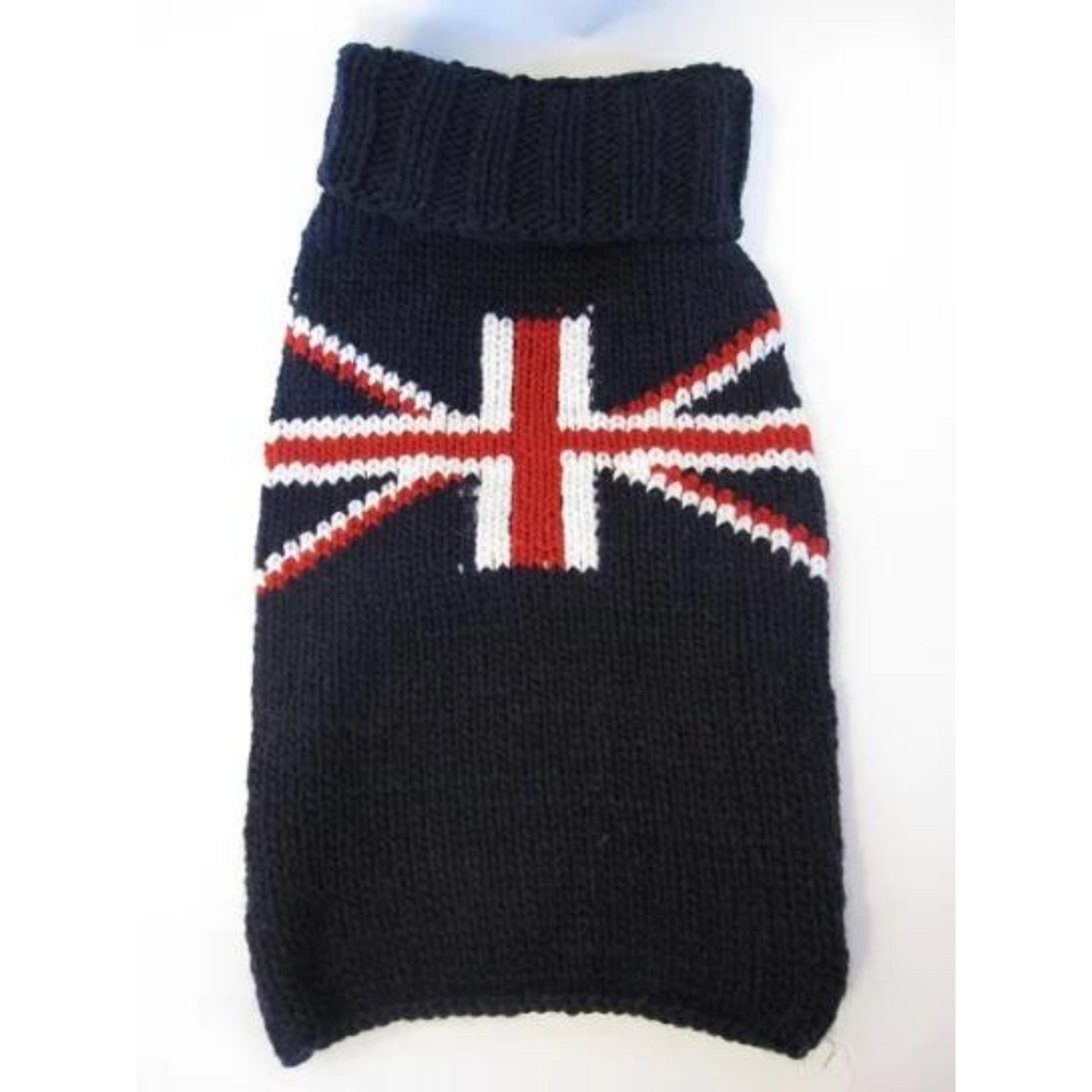Union Jack Wool Dog Sweater
